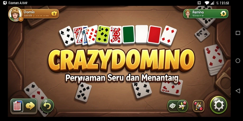 Screenshot utama CRAZYDOMINO menampilkan keseruan gameplay TPS yang dinamis.