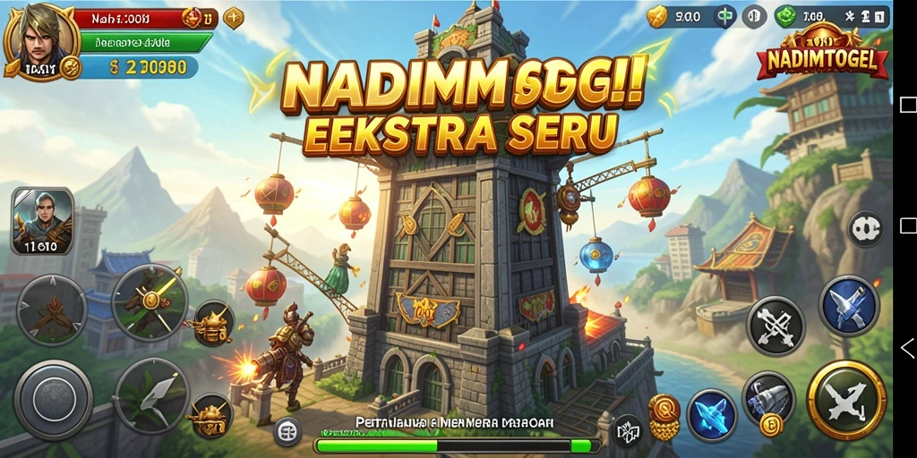 Tampilan gameplay NADIMTOGEL yang menegangkan dan penuh strategi.
