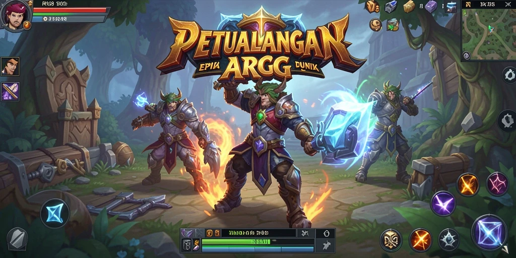 Gameplay dinamis RK88 dengan pertarungan seru dan karakter menarik.