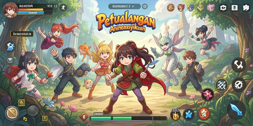 Gameplay S13 yang penuh aksi dan karakter Anime yang menarik.