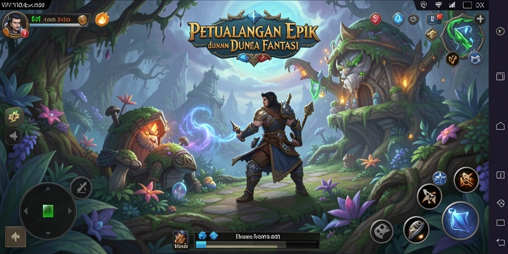 Tampilan gameplay RPG yang menakjubkan dari VW108.